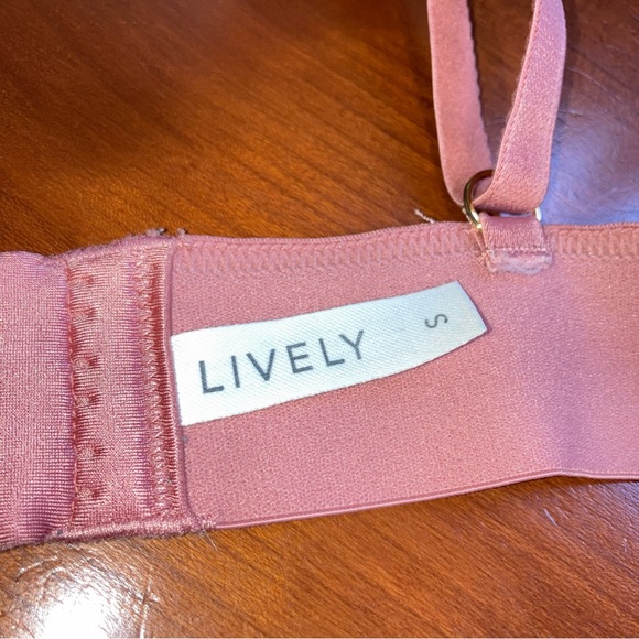 LIVELY Lace Bralette Dusty Rose Pink in Shell Bralette Size Small - Picture 12 of 13